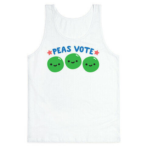 Peas Vote Tank Top