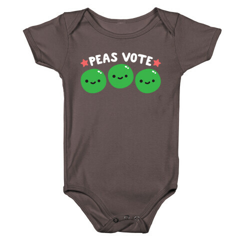 Peas Vote Baby One-Piece