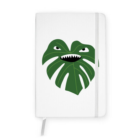 Monstera Leaf Monster Notebook