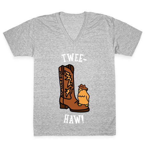 Twee-Haw! V-Neck Tee Shirt