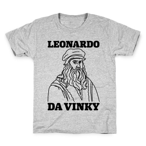 Leonardo Da Vinky Parody Kids T-Shirt