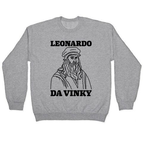 Leonardo Da Vinky Parody Pullover