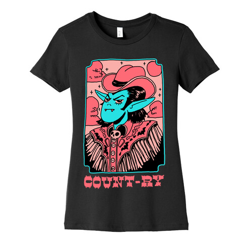 Count-ry Vampire Womens T-Shirt