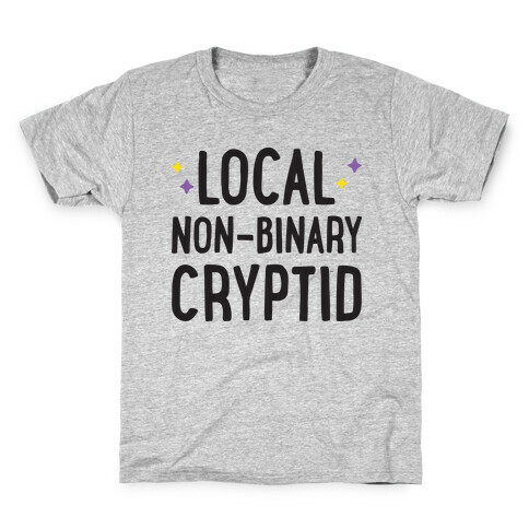 Local Non-binary Cryptid Kids T-Shirt
