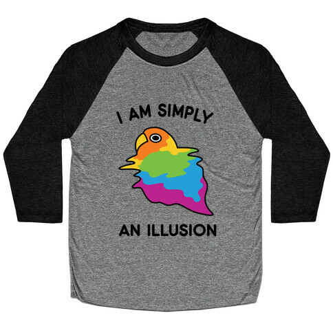 Bird Illusion Baseball Tee