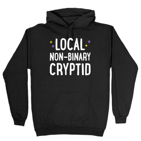 Local Non-binary Cryptid Hooded Sweatshirt