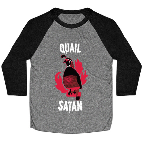 Quail Satan Baseball Tee