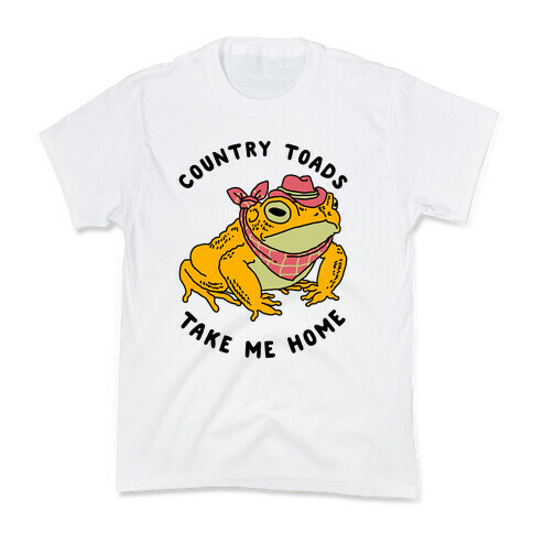 Country Toads Take Me Home Kids T-Shirt