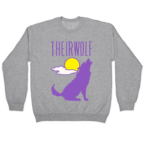 Their-Wolf Non-Binary Werewolf Parody Pullover