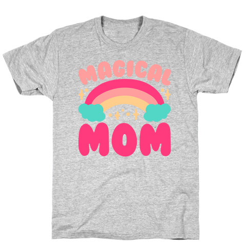 Magical Mom White Print T-Shirt