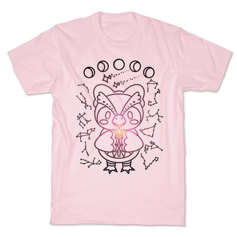 Celestial Astrology Owl T-Shirt