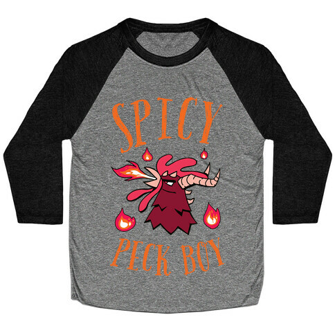 Spicy Peck Boy Baseball Tee