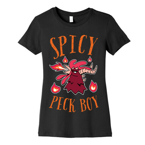 Spicy Peck Boy Womens T-Shirt