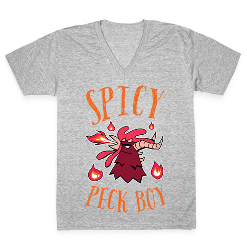 Spicy Peck Boy V-Neck Tee Shirt