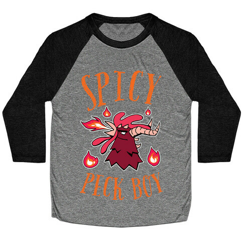 Spicy Peck Boy Baseball Tee