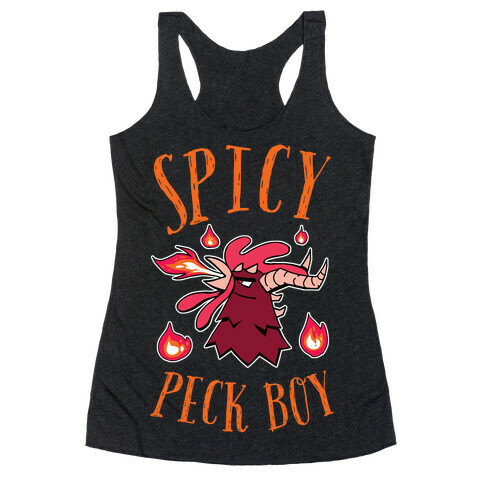Spicy Peck Boy Racerback Tank Top