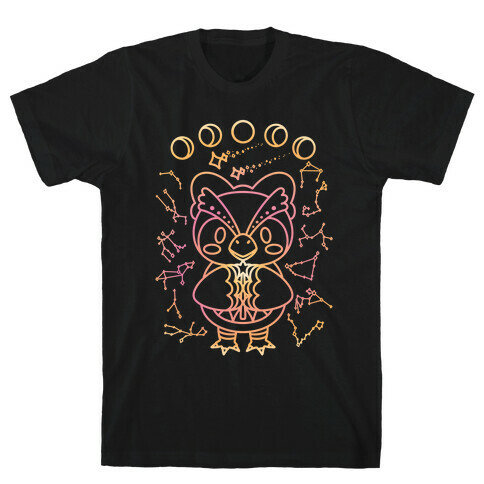 Celestial Astrology Owl T-Shirt