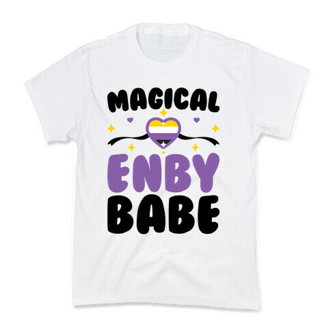 Magical Enby Babe Kids T-Shirt