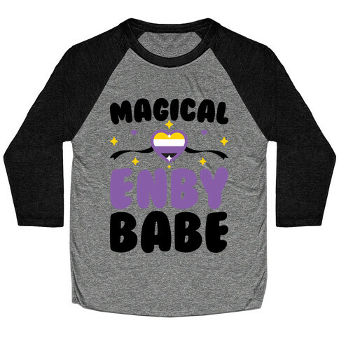 Magical Enby Babe Baseball Tee