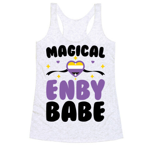 Magical Enby Babe Racerback Tank Top