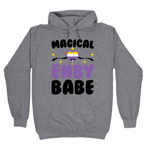 Magical Enby Babe Hooded Sweatshirt