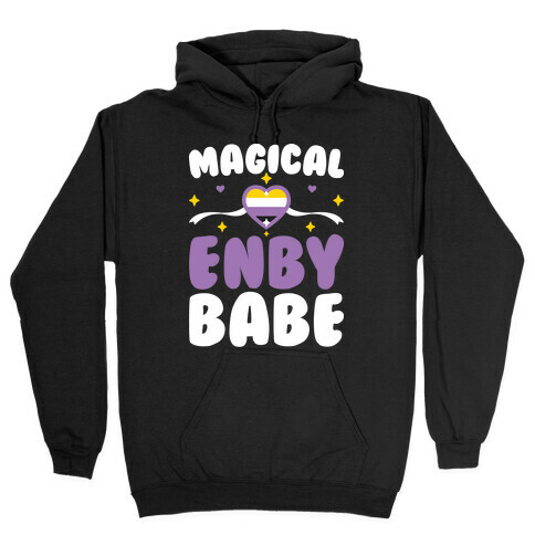 Magical Enby Babe Hooded Sweatshirt
