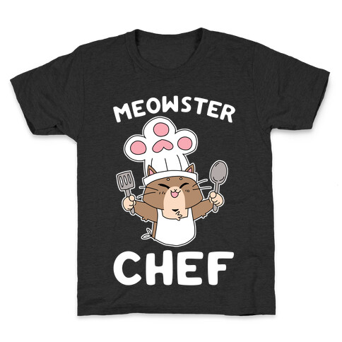 Meowster Chef Kids T-Shirt