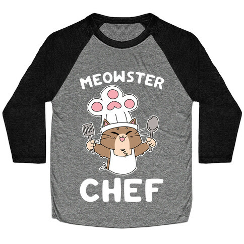 Meowster Chef Baseball Tee