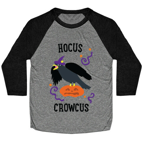 Hocus Crowcus Baseball Tee