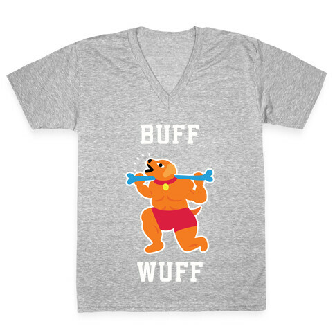 Buff Wuff V-Neck Tee Shirt
