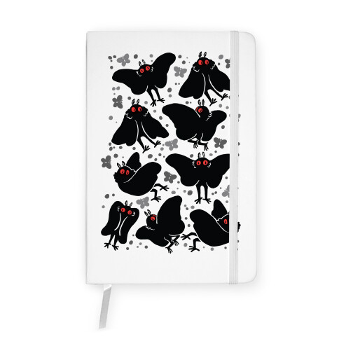 Cute Mothman Pattern Notebook