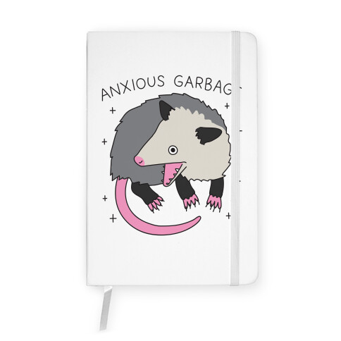 Anxious Garbage Opossum Notebook