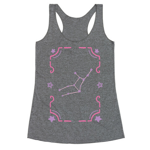 Virgo Star Card Racerback Tank Top