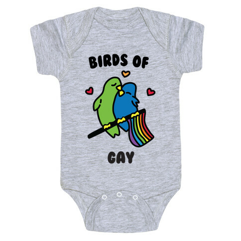 Birds of Gay Baby One-Piece