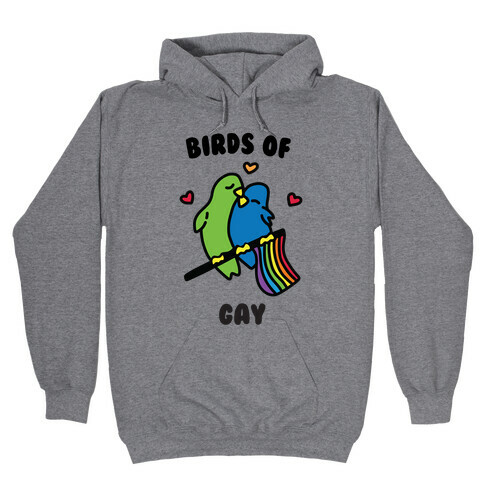 Birds of Gay Hooded Sweatshirt