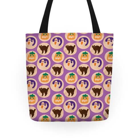 Halloween Cookies Pattern Tote