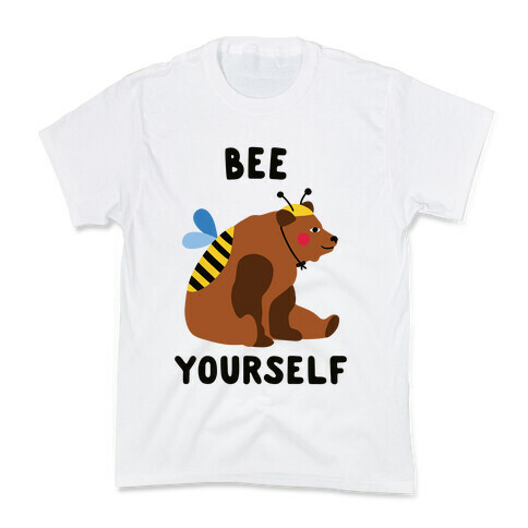 Bee Yourself Bear Kids T-Shirt