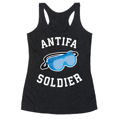 Antifa Soldier Racerback Tank Top