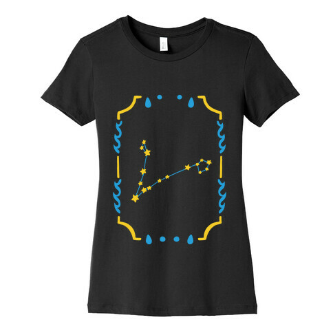 Pisces Star Card Womens T-Shirt