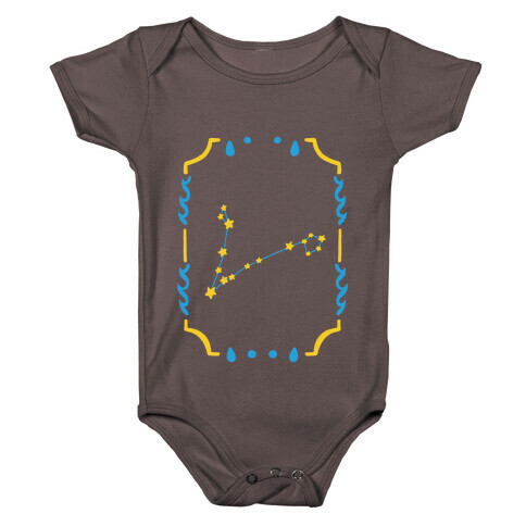 Pisces Star Card Baby One-Piece