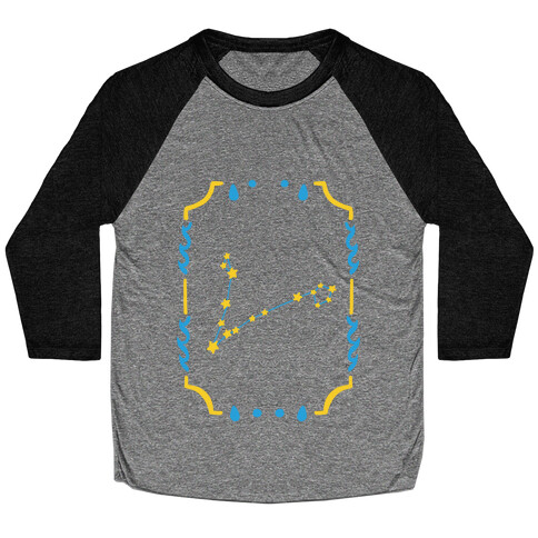 Pisces Star Card Baseball Tee