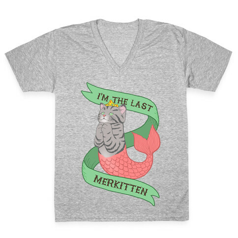 I'm the Last Merkitten V-Neck Tee Shirt