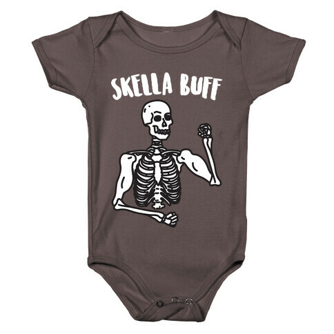 Skella Buff Skeleton Baby One-Piece
