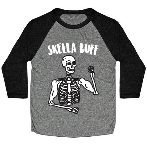 Skella Buff Skeleton Baseball Tee