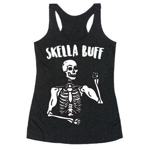 Skella Buff Skeleton Racerback Tank Top