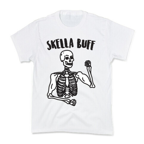 Skella Buff Skeleton Kids T-Shirt