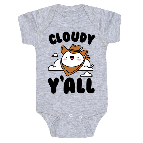 Cloudy Y'all Baby One-Piece