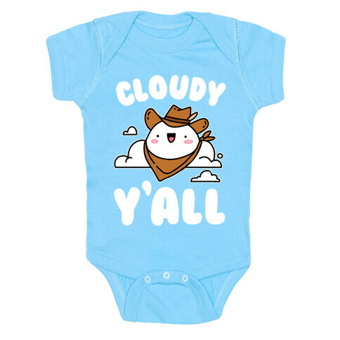 Cloudy Y'all Baby One-Piece