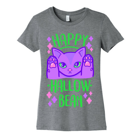 Happy Hallow-Bean Womens T-Shirt