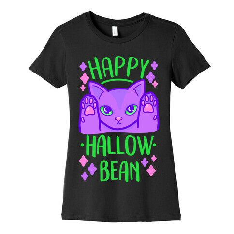 Happy Hallow-Bean Womens T-Shirt